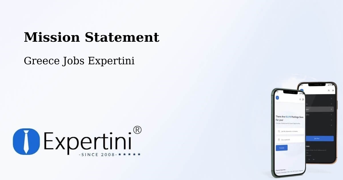 Corporate Mission – Kozáni - Greece Jobs Expertini
